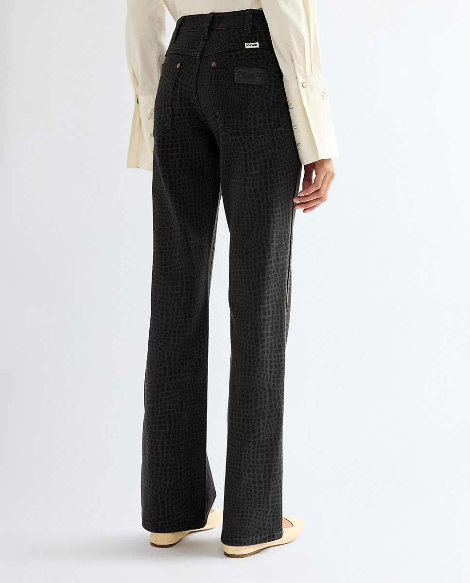 Vaquero de mujer de corte bootcut y cintura regular - Wrangler - Negro Negro-3