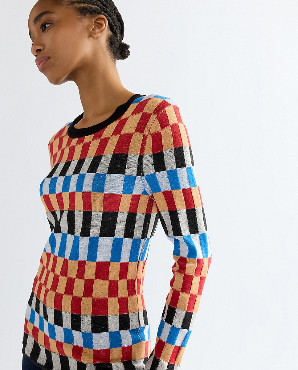 Jersey de mujer de cuello redondo - Wrangler - Rojo Rojo-5
