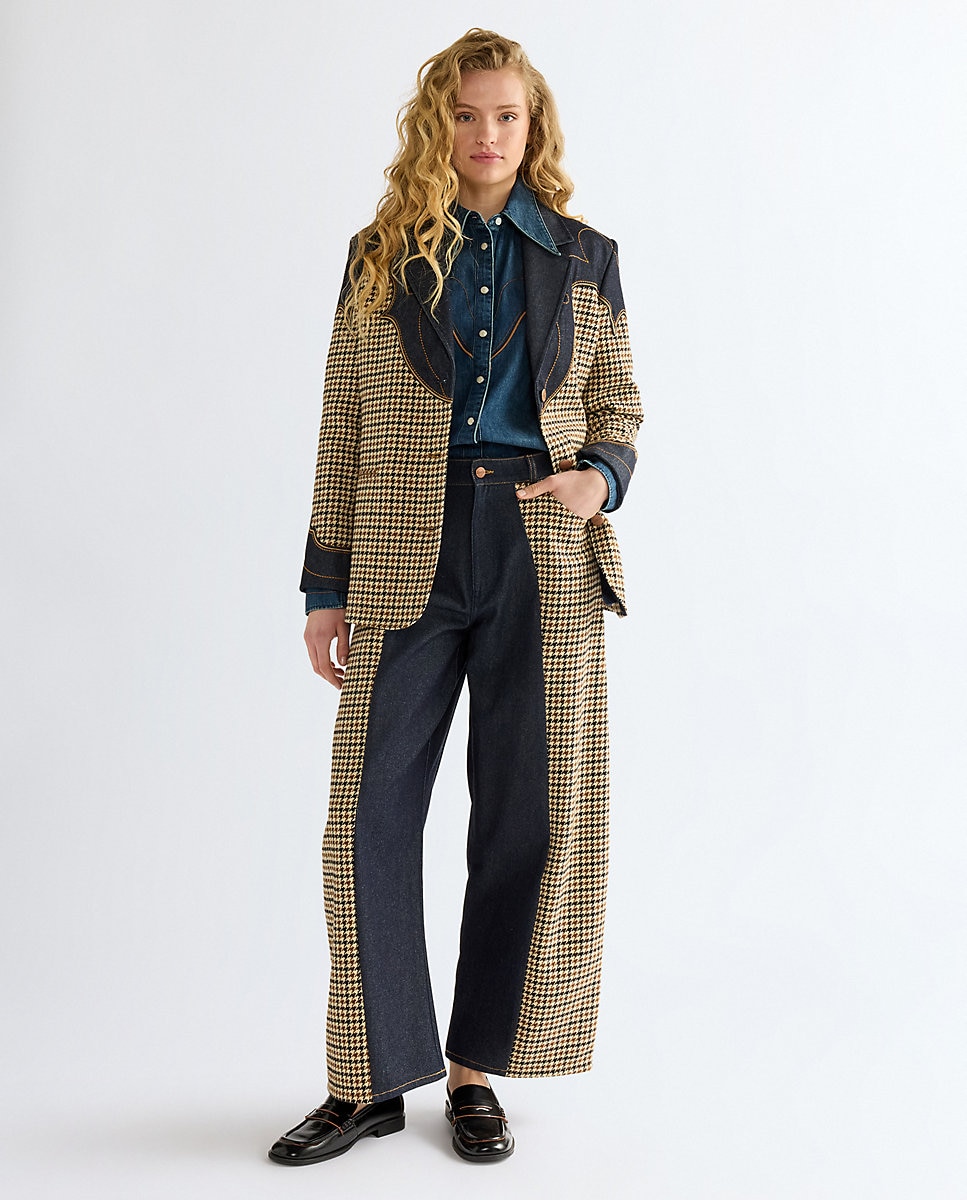 Blazer de mujer de inspiración wéstern - Wrangler - Azul Azul-2