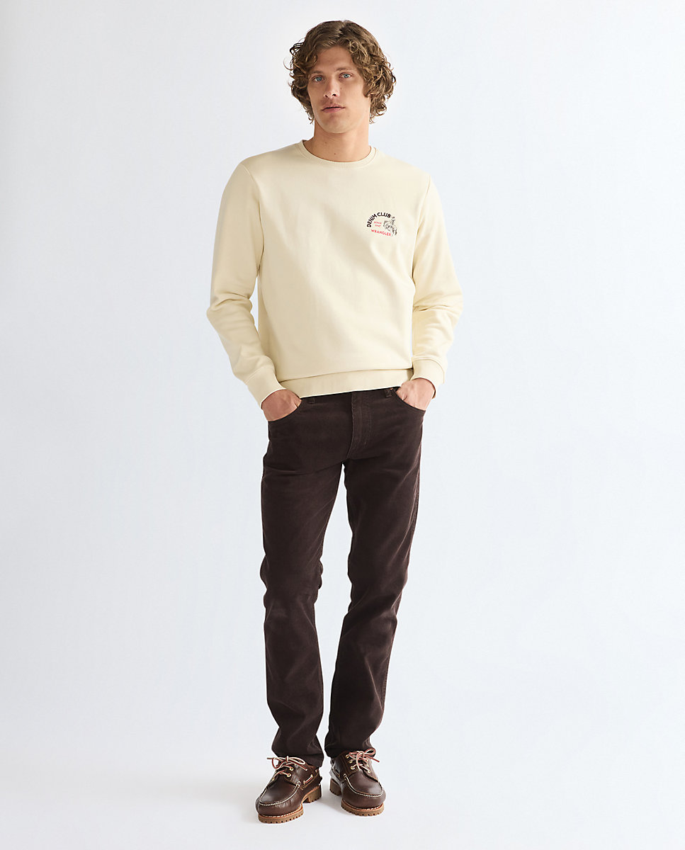 Pantalones greensboro de hombre de corte regular - Wrangler - Marrón Marrón-2