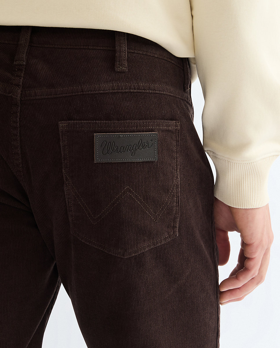 Pantalones greensboro de hombre de corte regular - Wrangler - Marrón Marrón-5