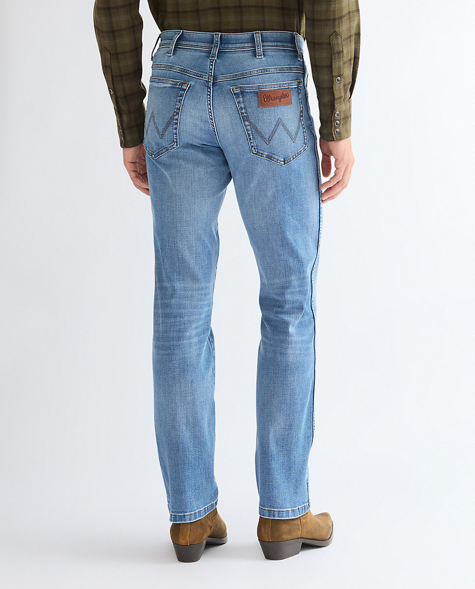 Vaquero texas de hombre de corte recto auténtico - Wrangler - Azul Azul-3