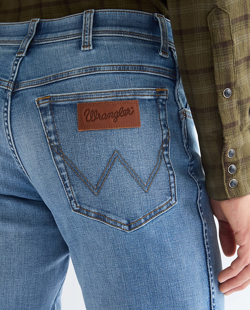 Vaquero texas de hombre de corte recto auténtico - Wrangler - Azul Azul-4