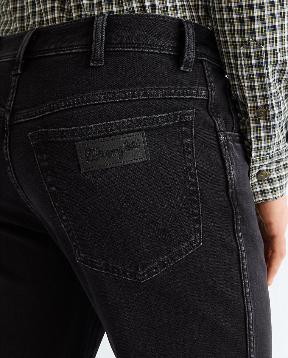 Imagen 5 de Vaquero texas de hombre de corte recto auténtico - Wrangler - Negro Negro