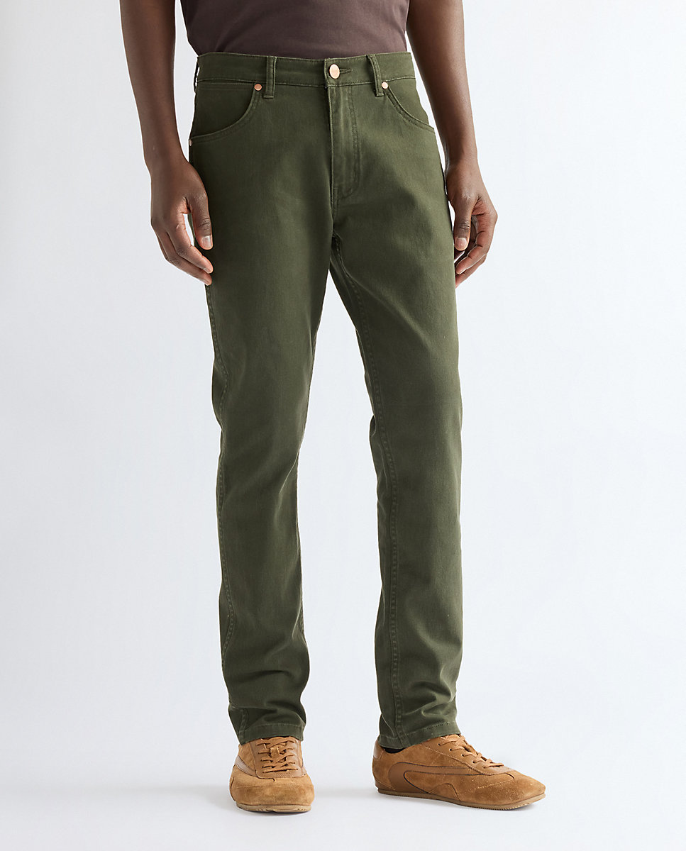 Imagen 0 de Pantalon larston de hombre de corte slim tapered en verde Verde