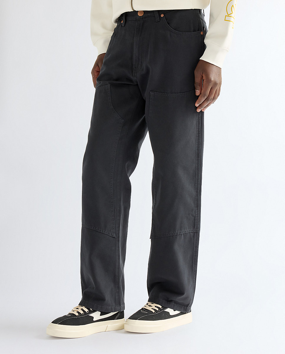 Pantalon de hombre carpenter de corte relaxed en marron - Wrangler - Negro Negro-1