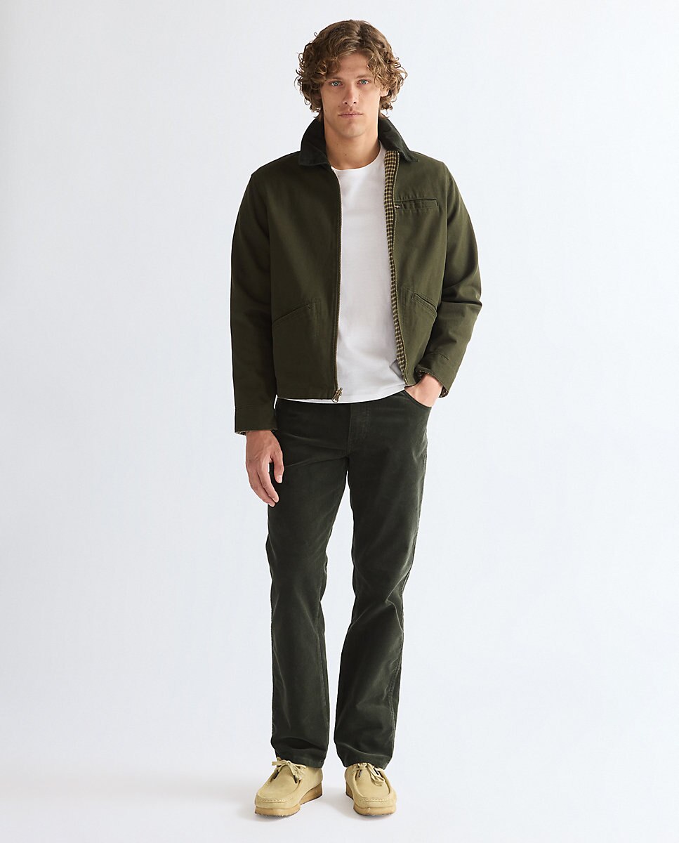 Cazadora vaquera de hombre de corte regular utility - Wrangler - Verde Verde-2