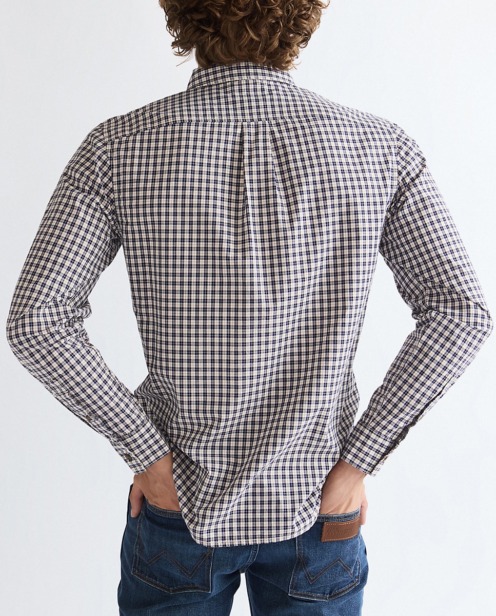 Camisa de hombre un bolsillo de corte regular - Wrangler - Rosa Rosa-5