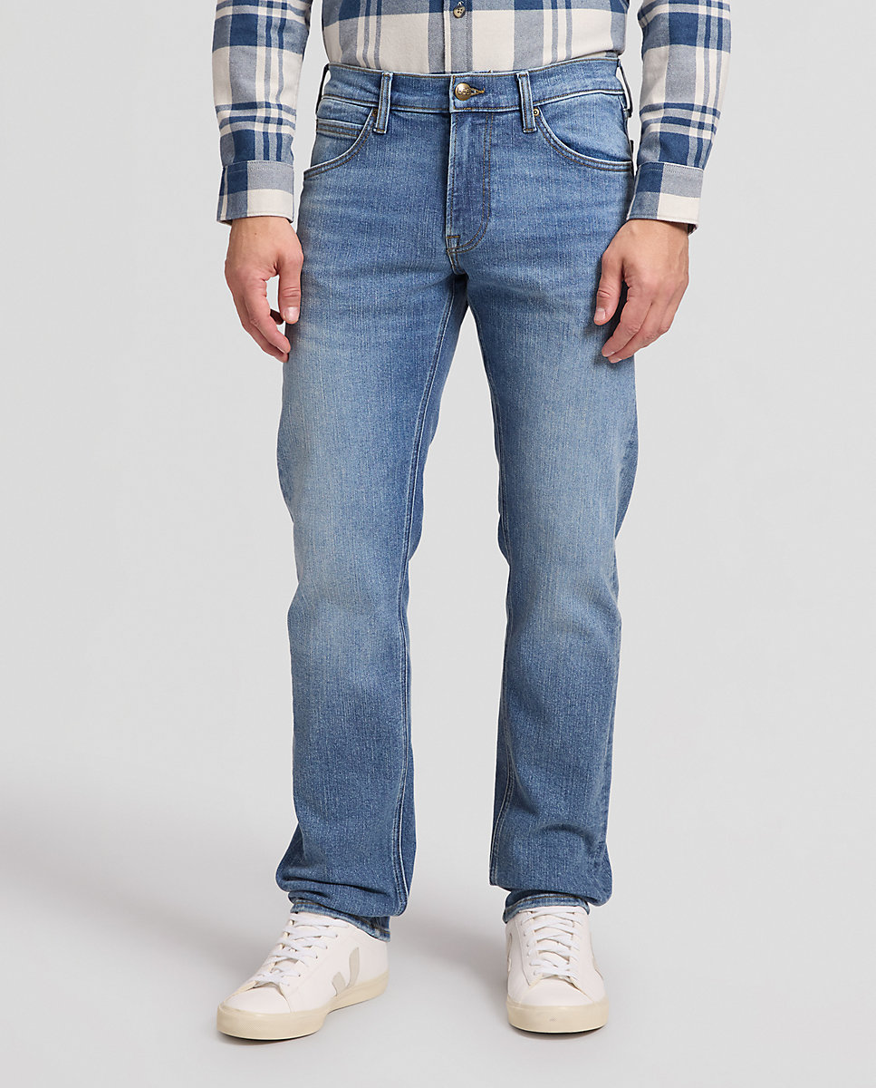 Imagen 0 de Vaquero daren de hombre de corte regular y recto Azul