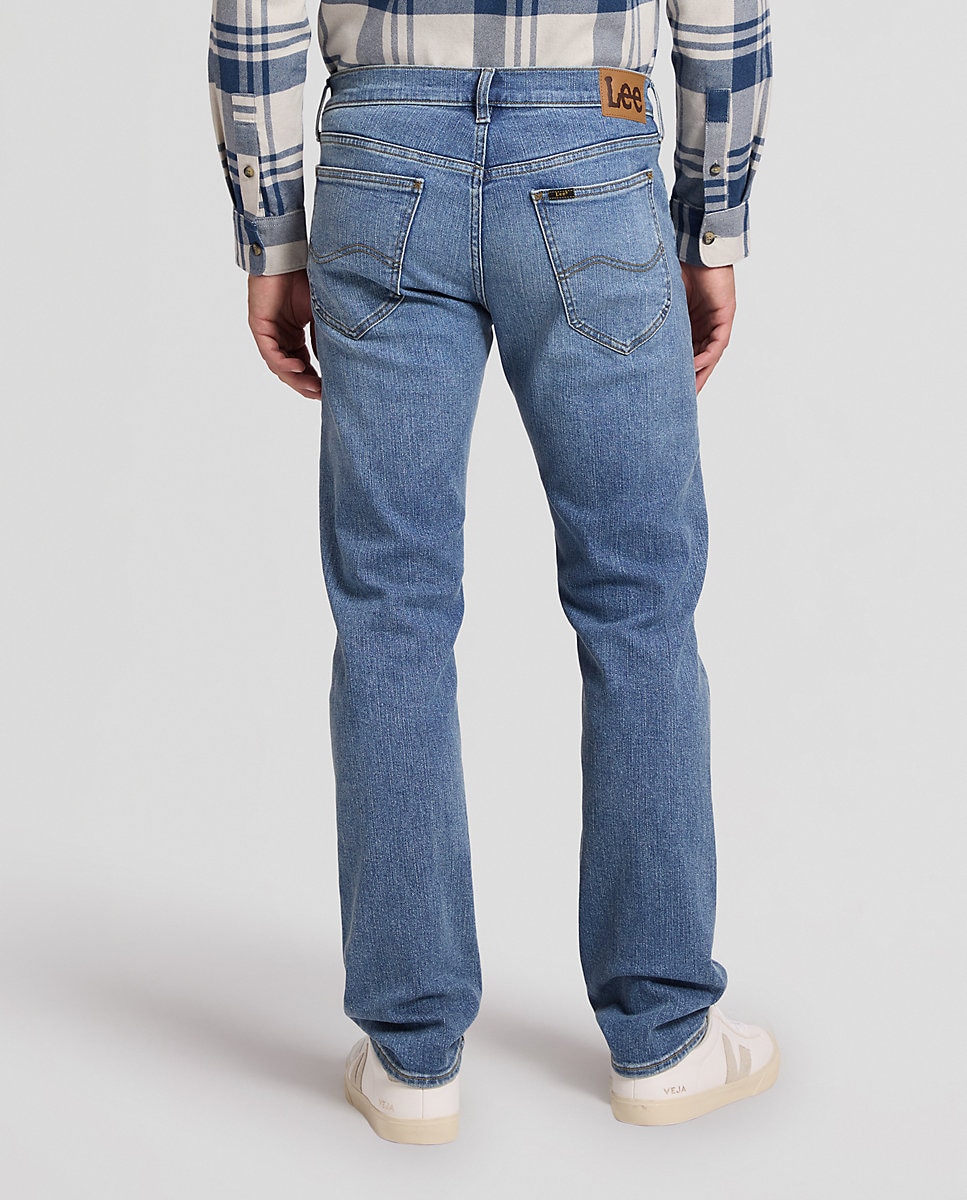 Vaquero daren de hombre de corte regular y recto - Lee - Azul Azul-3