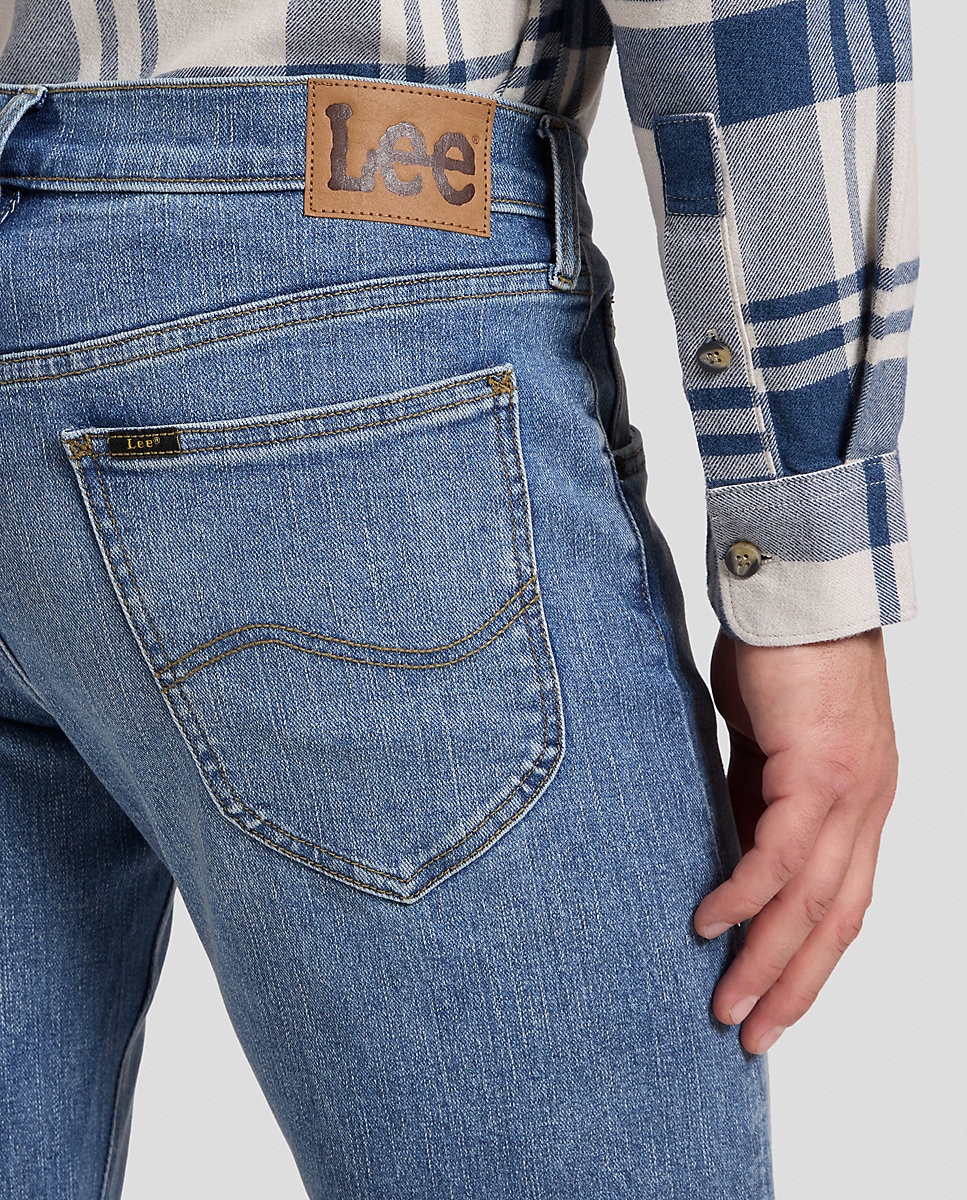 Vaquero daren de hombre de corte regular y recto - Lee - Azul Azul-5