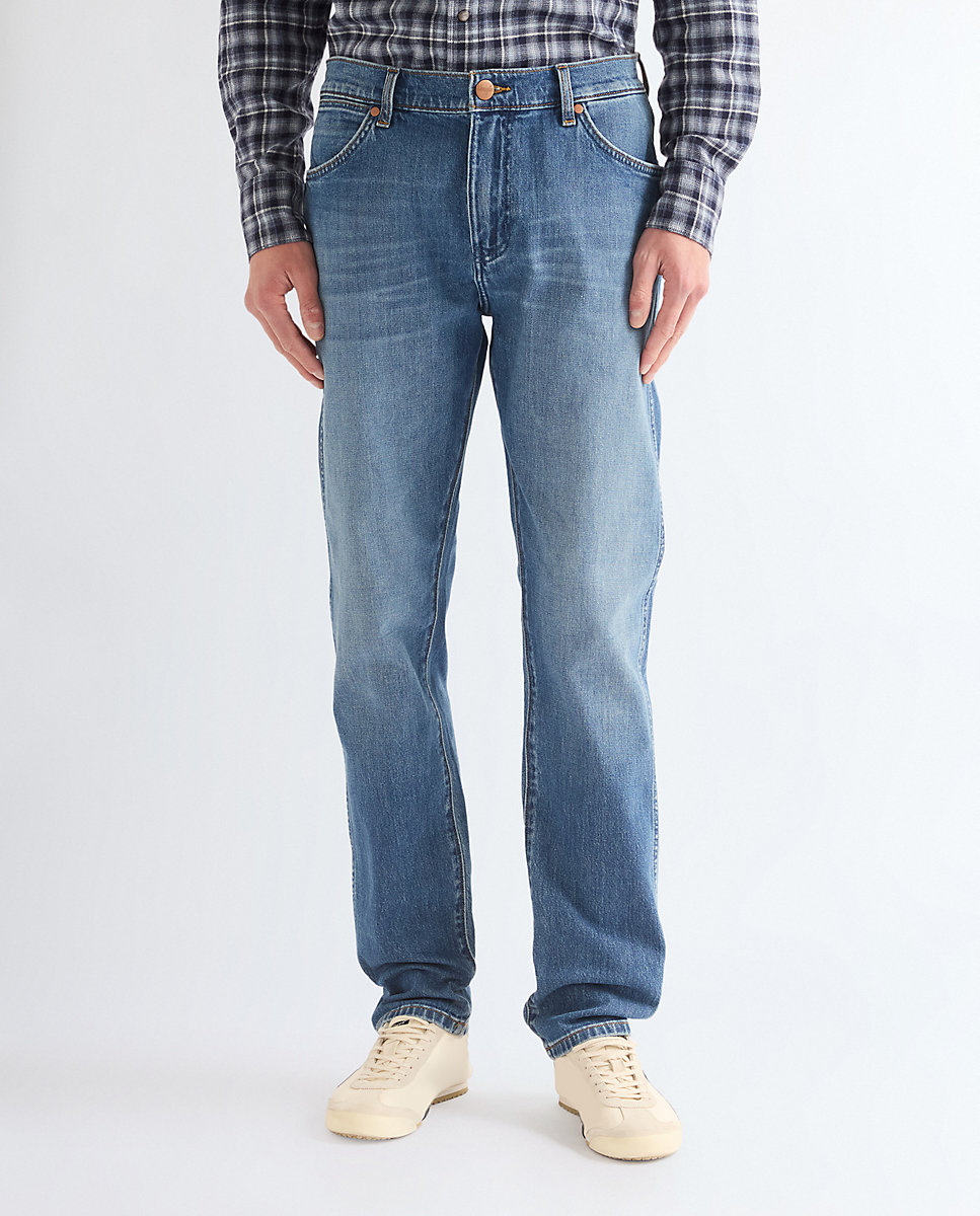 Imagen 0 de Vaqueros classic de hombre redford de corte cónico regular en tejido toughlite en azul Azul