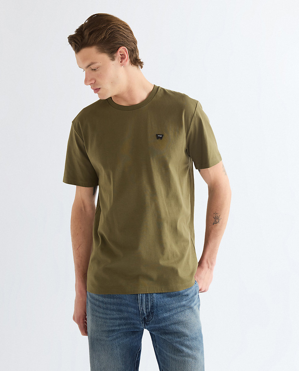 Imagen 0 de Camiseta de hombre de manga corta y corte regular Verde