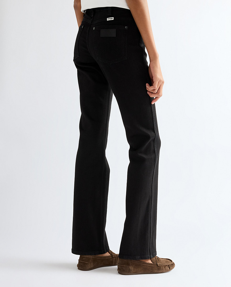 Vaquero de mujer acampanado de corte bootcut dallas - Wrangler - Negro Negro-5