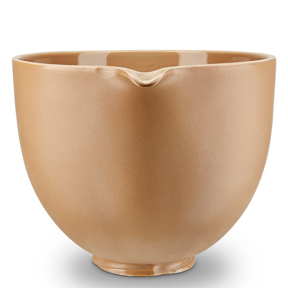 Bol de cerámica Fried Clay KitchenAid 5KSM2CB5PFC apta para microondas - Crema Crema-3