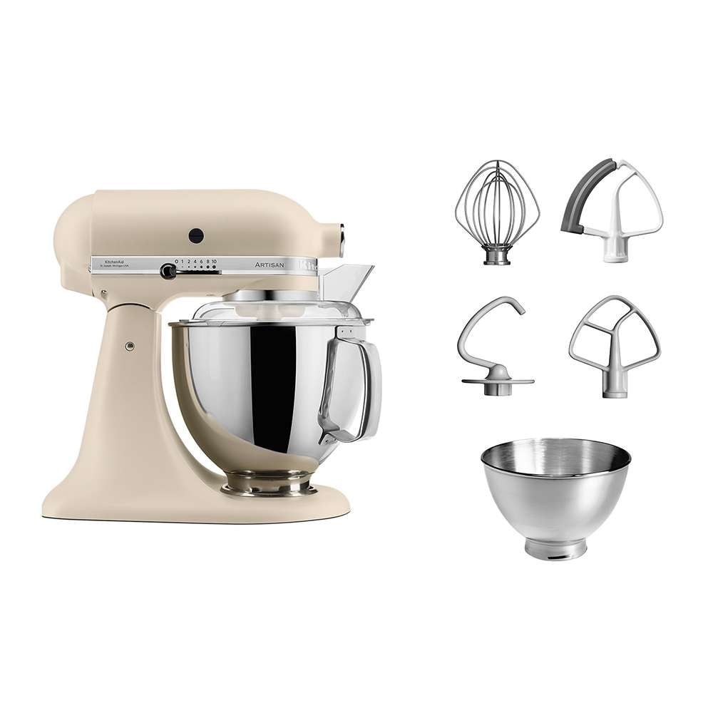 Robot mezclador línea Artisan KitchenAid 5KSM175 PSE - Beige Beige-3