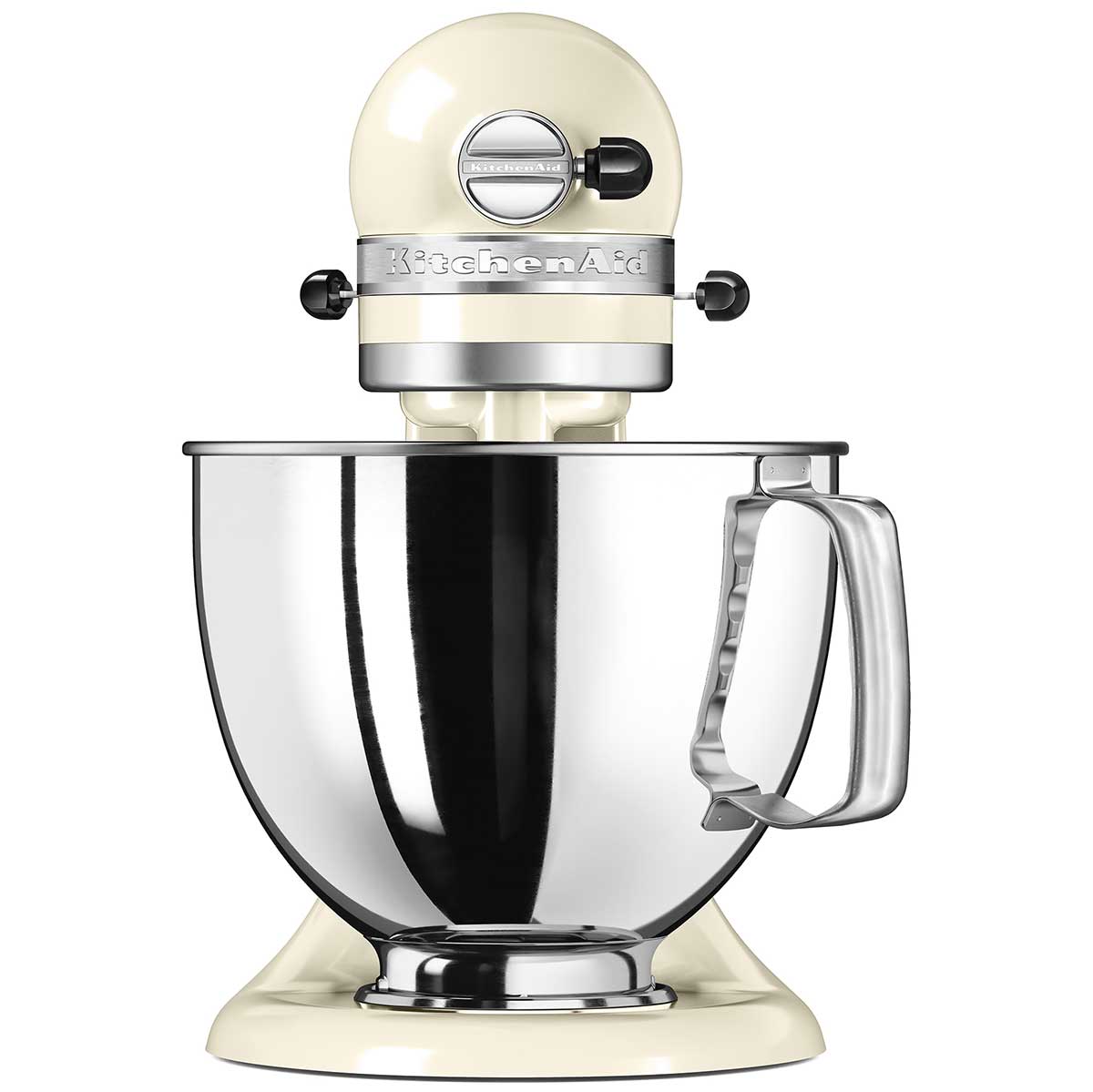 Robot de cocina linea Artisan KitchenAid 5KSM125EER con bol de acero inox - Crema Crema-2