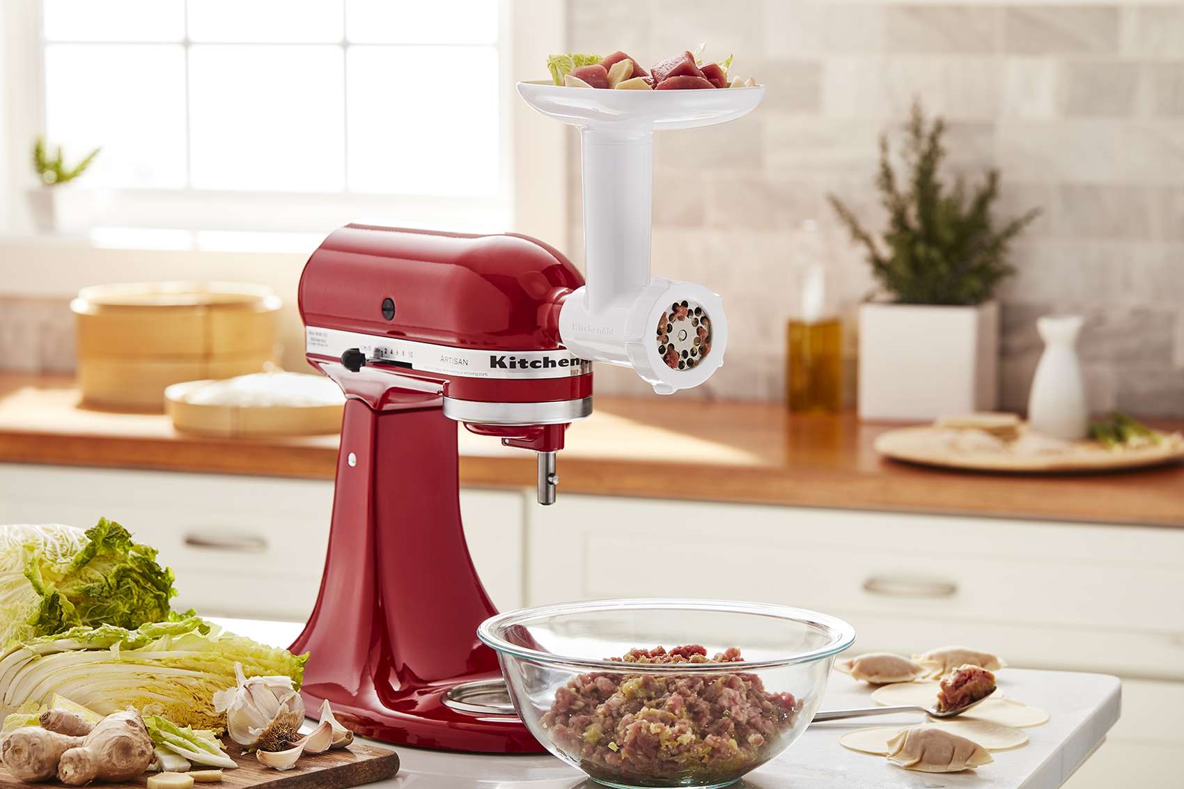Imagen 3 de Accesorio Picadora KitchenAid 5KSMFGA - Blanco Blanco