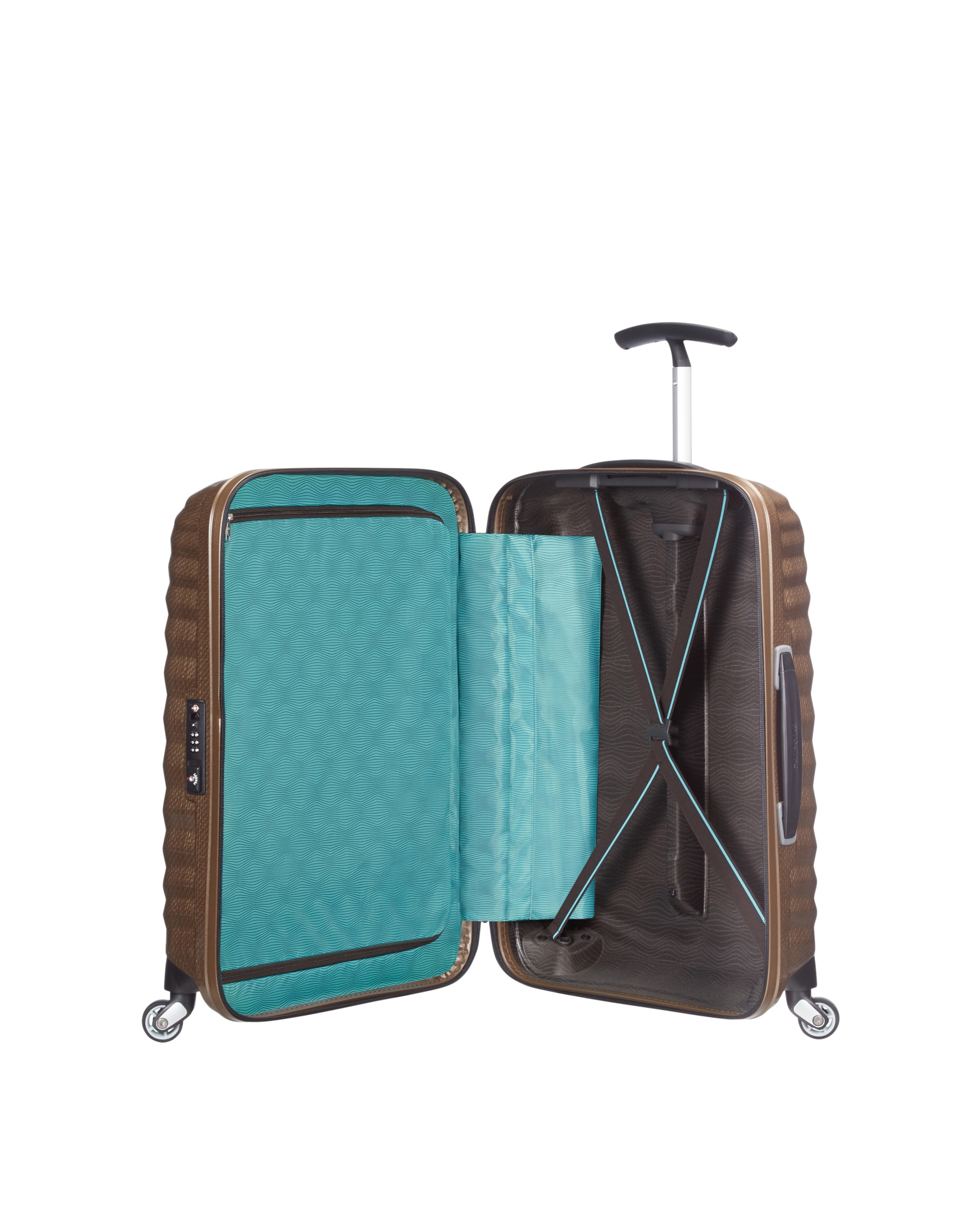Maleta de cabina Lite-Shock Spinner 55/20 rígida con capacidad de 36 L - Samsonite - Marrón Marrón-3