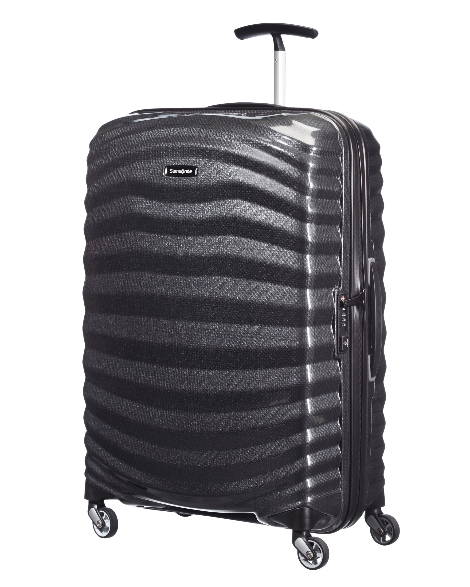 Imagen 1 de Maleta mediana Lite-Shock Spinner 69/25 rígida con capacidad de 73 L Negro