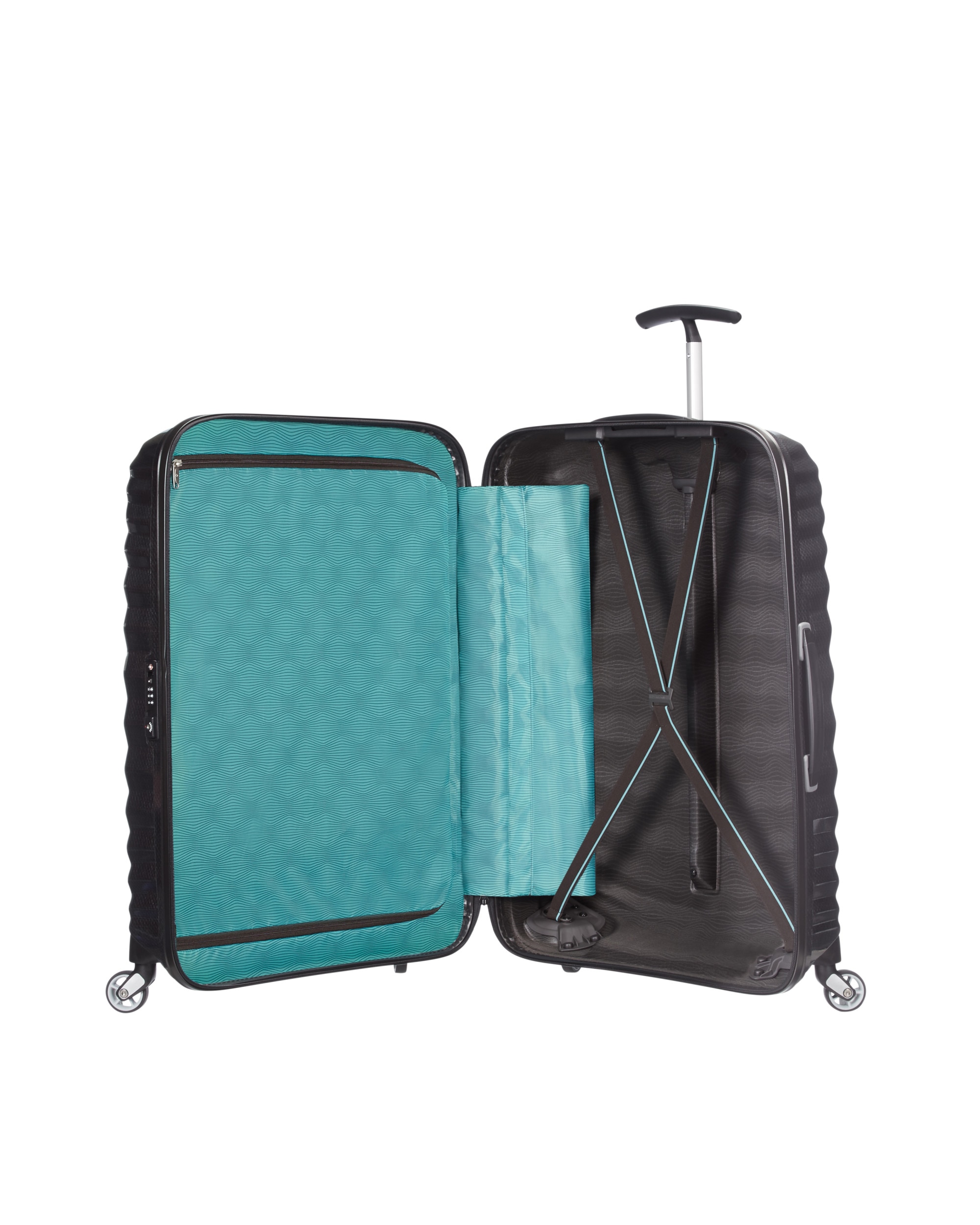 Imagen 3 de Maleta mediana Lite-Shock Spinner 69/25 rígida con capacidad de 73 L - Samsonite - Negro Negro