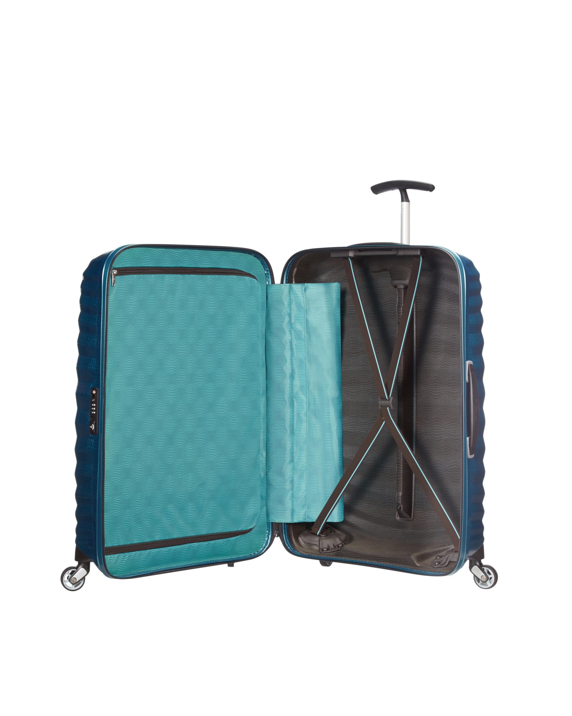 Imagen 3 de Maleta mediana Lite-Shock Spinner 69/25 rígida con capacidad de 73 L - Samsonite - Azul Azul