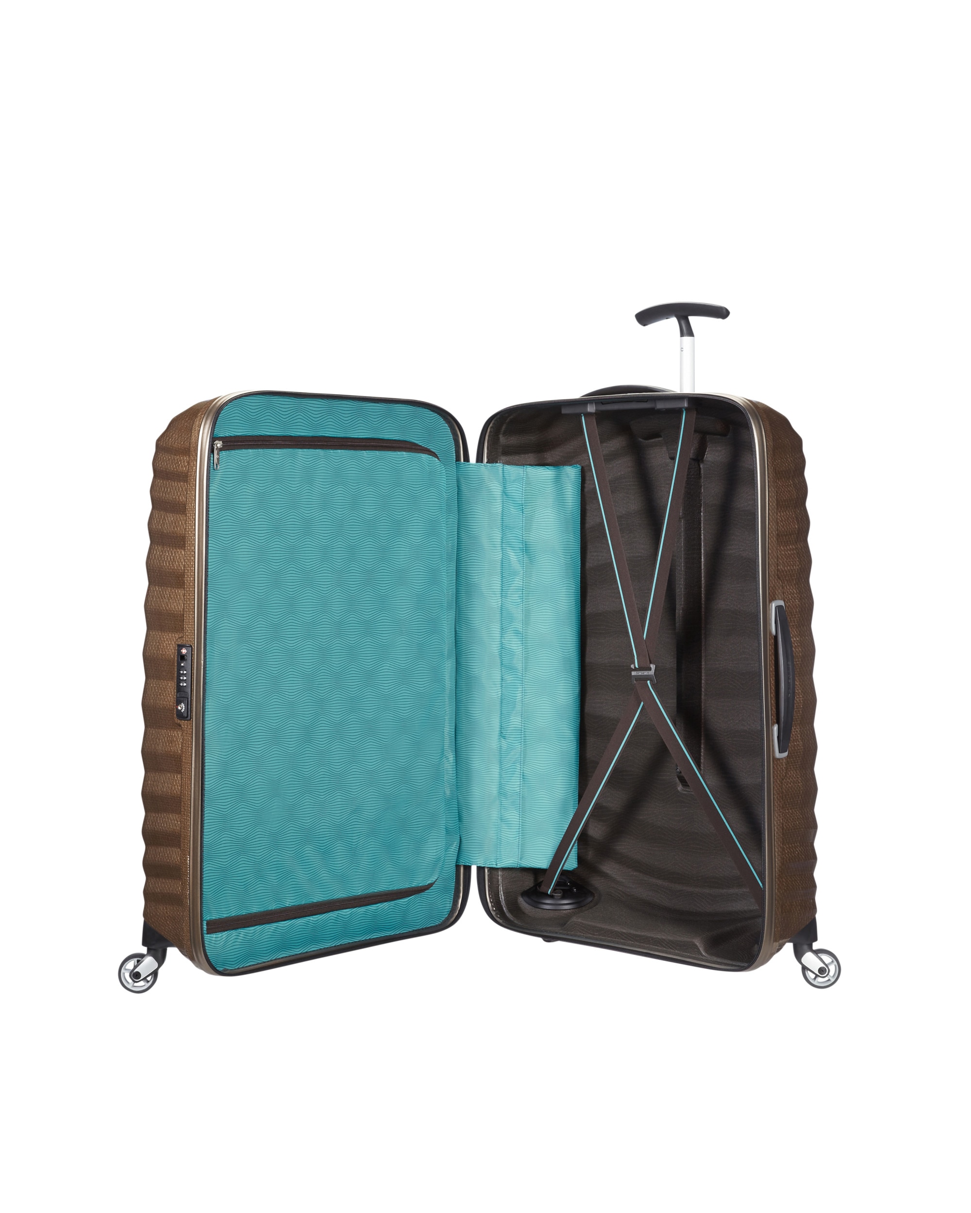 Imagen 3 de Maleta grande Lite-Shock Spinner 75/28 rígida con capacidad de 98,5 L - Samsonite - Marrón Marrón