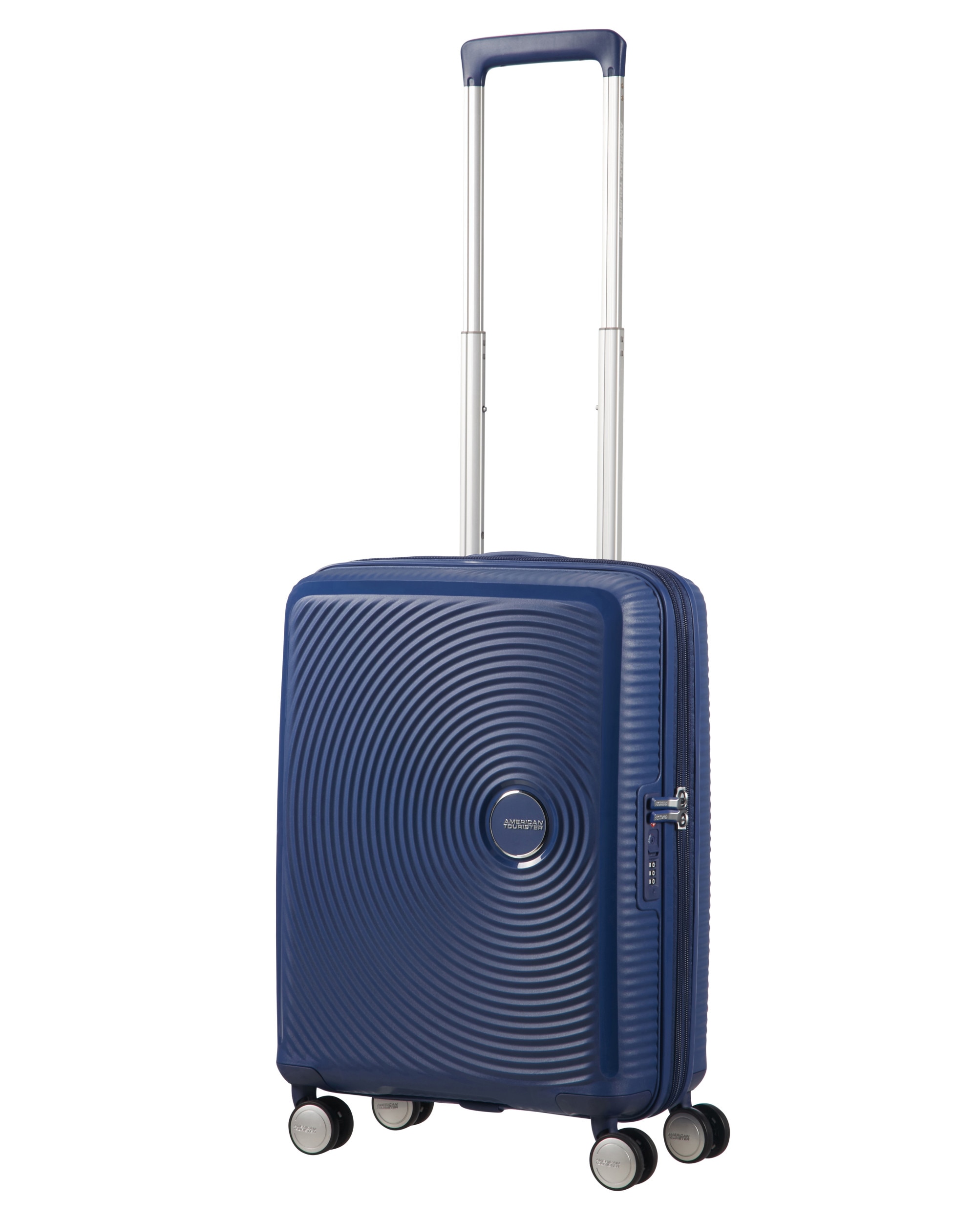 Maleta de cabina Soundbox Spinner 55/20 Tsa Exp rígida con capacidad de 35,5 L - American Tourister - Azul marino Azul marino-4