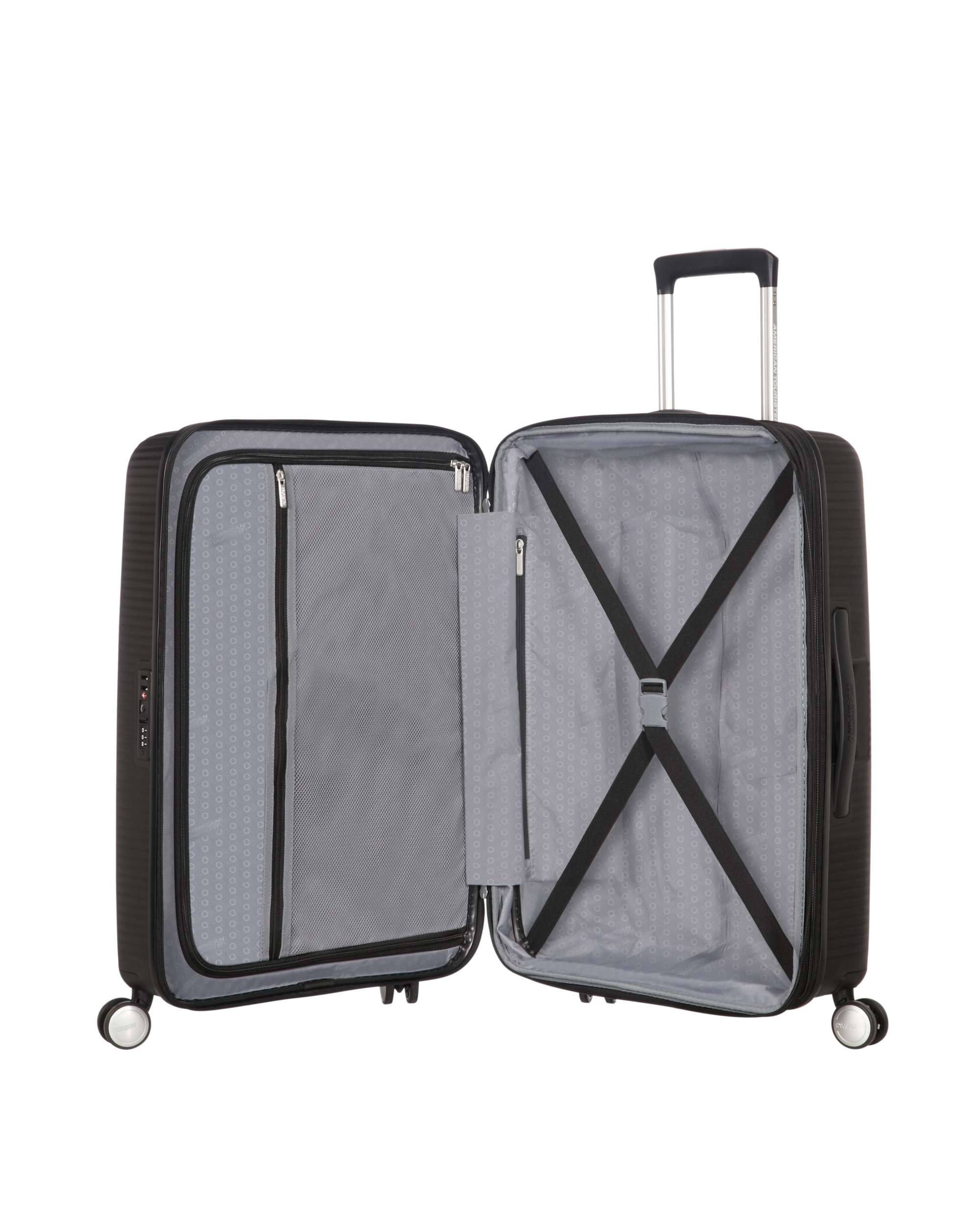 Maleta grande expandible SOUNDBOX rígida negra, con capacidad hasta 110L - American Tourister - Negro Negro-3