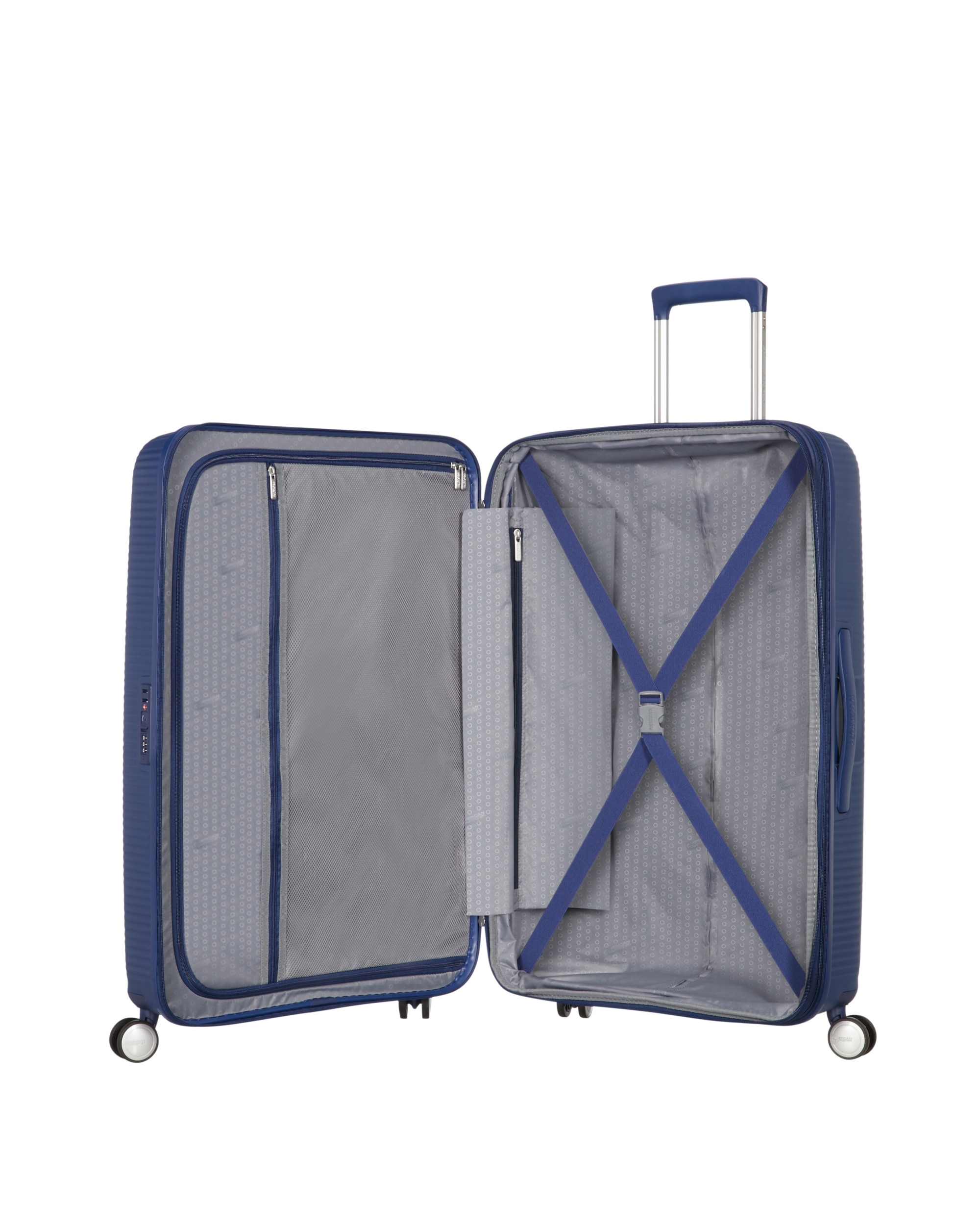 Maleta grande expandible SOUNDBOX rígida negra, con capacidad hasta 110L - American Tourister - Azul índigo Azul índigo-2