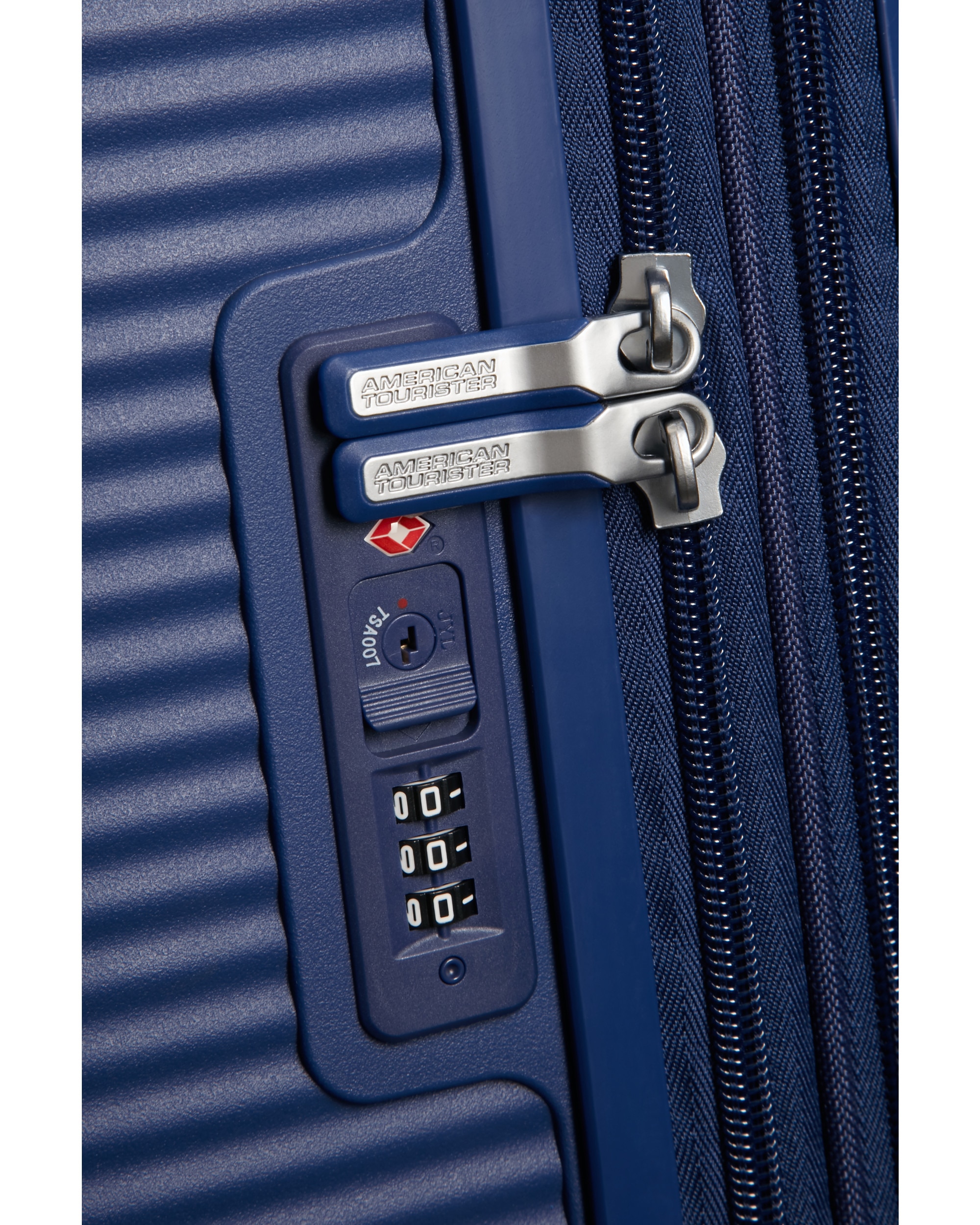 Maleta grande expandible SOUNDBOX rígida negra, con capacidad hasta 110L - American Tourister - Azul índigo Azul índigo-3