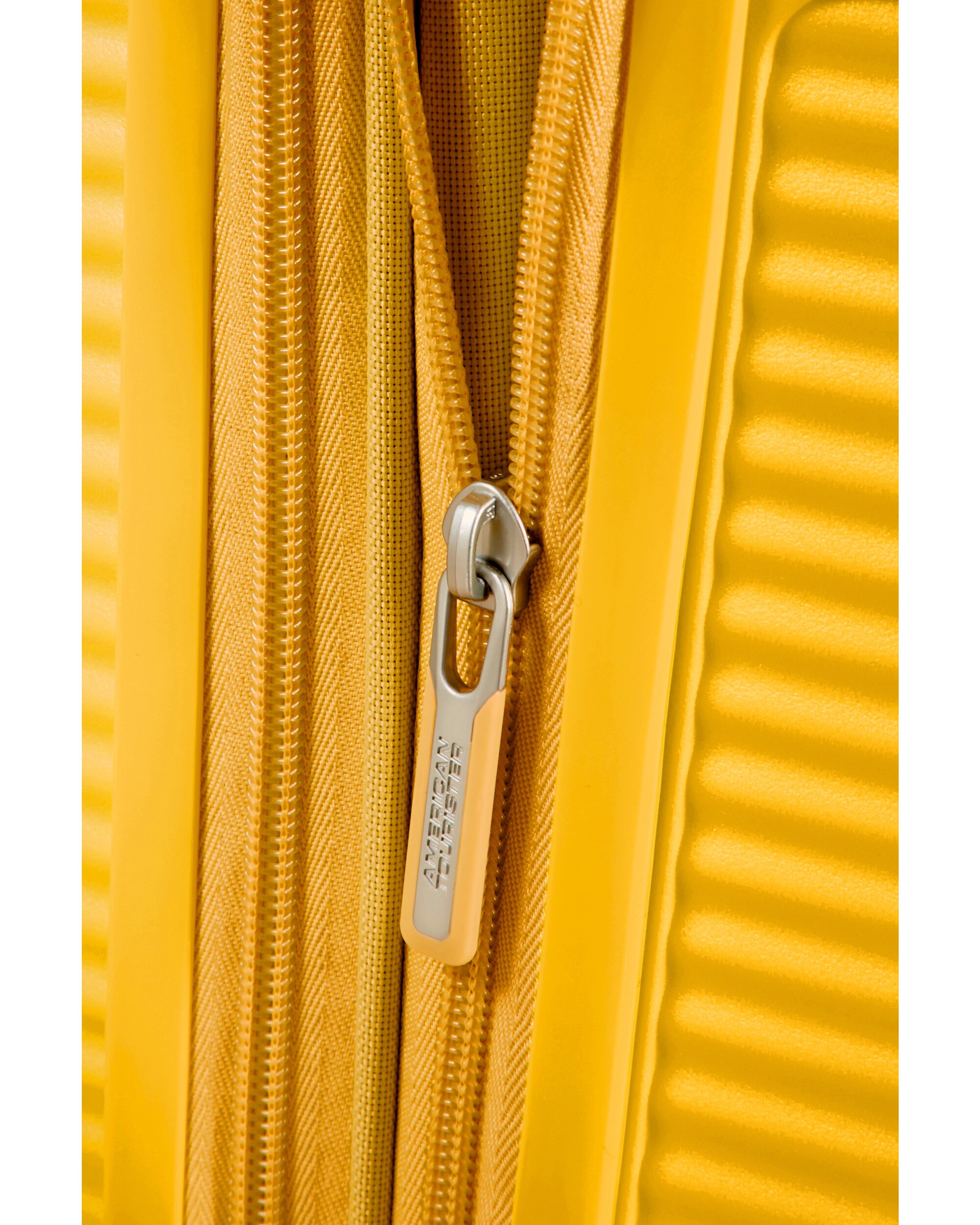 Maleta de cabina Soundbox Spinner 55/20 Tsa Exp rígida con capacidad de 35,5 L - American Tourister - Oro Oro-6