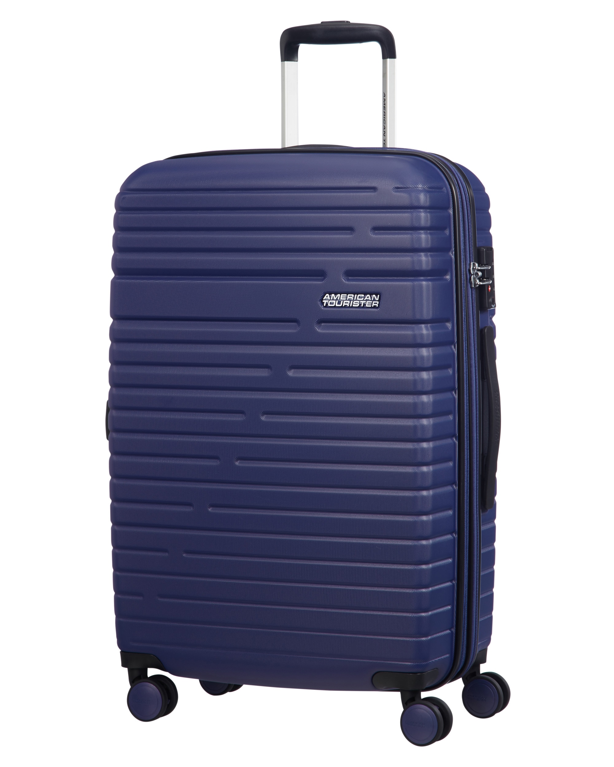 Maleta mediana Aero Racer Spinner 68/25 Exp rígida con capacidad de 75,5 L.