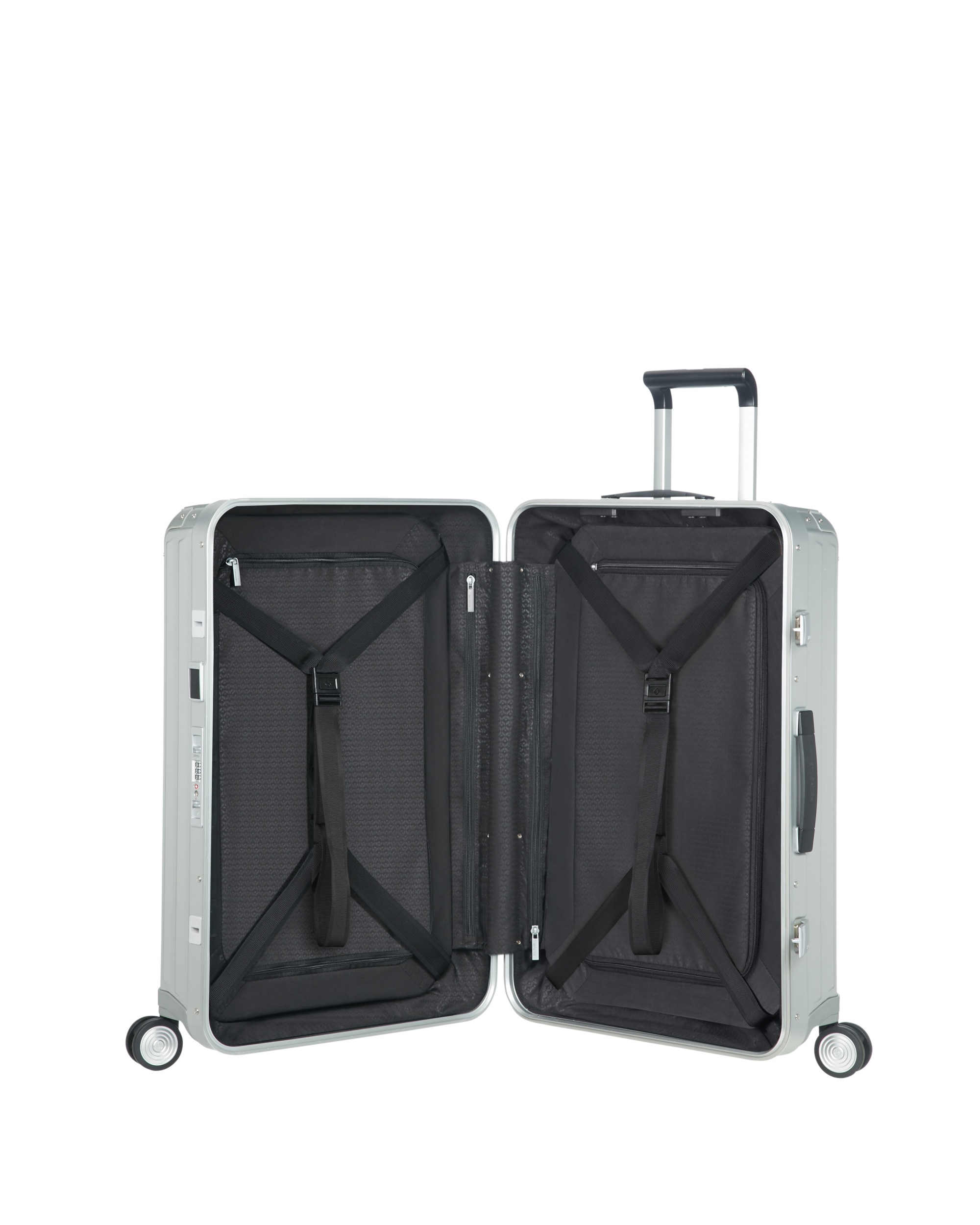 Imagen 3 de Maleta grande Lite-Box Alu Spinner 76/28 rígida con capacidad de 91 L - Samsonite - Gris claro Gris claro
