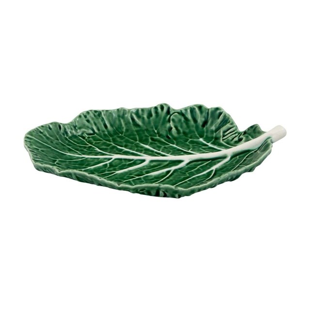 Imagen 0 de Fuente con forma de hoja Natural Couve Bordallo Pinheiro