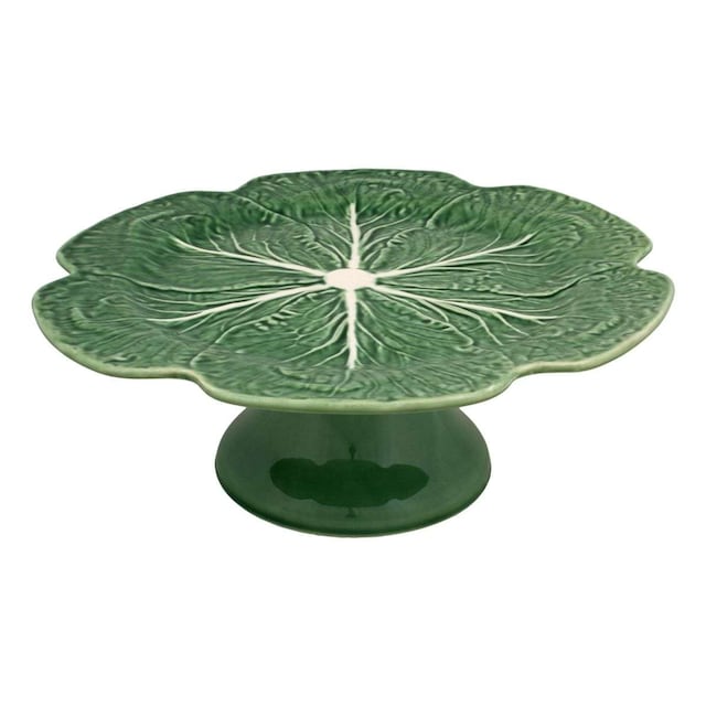 Imagen 0 de Plato con Pie Natural Couve Bordallo Pinheiro