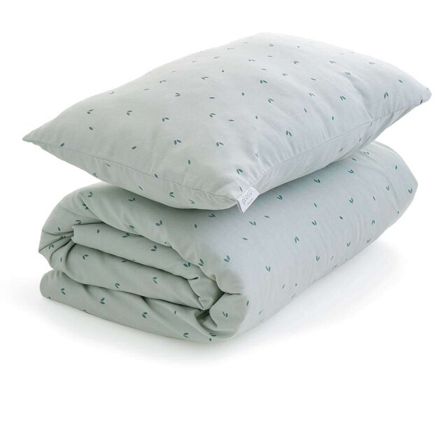 Imagen 0 de Pack Funda nórdica + funda almohada + relleno Gloop Organic Green