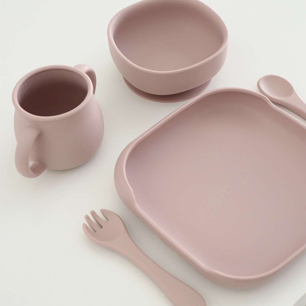 Set de cubiertos Gloop - Rosa claro Rosa claro-2