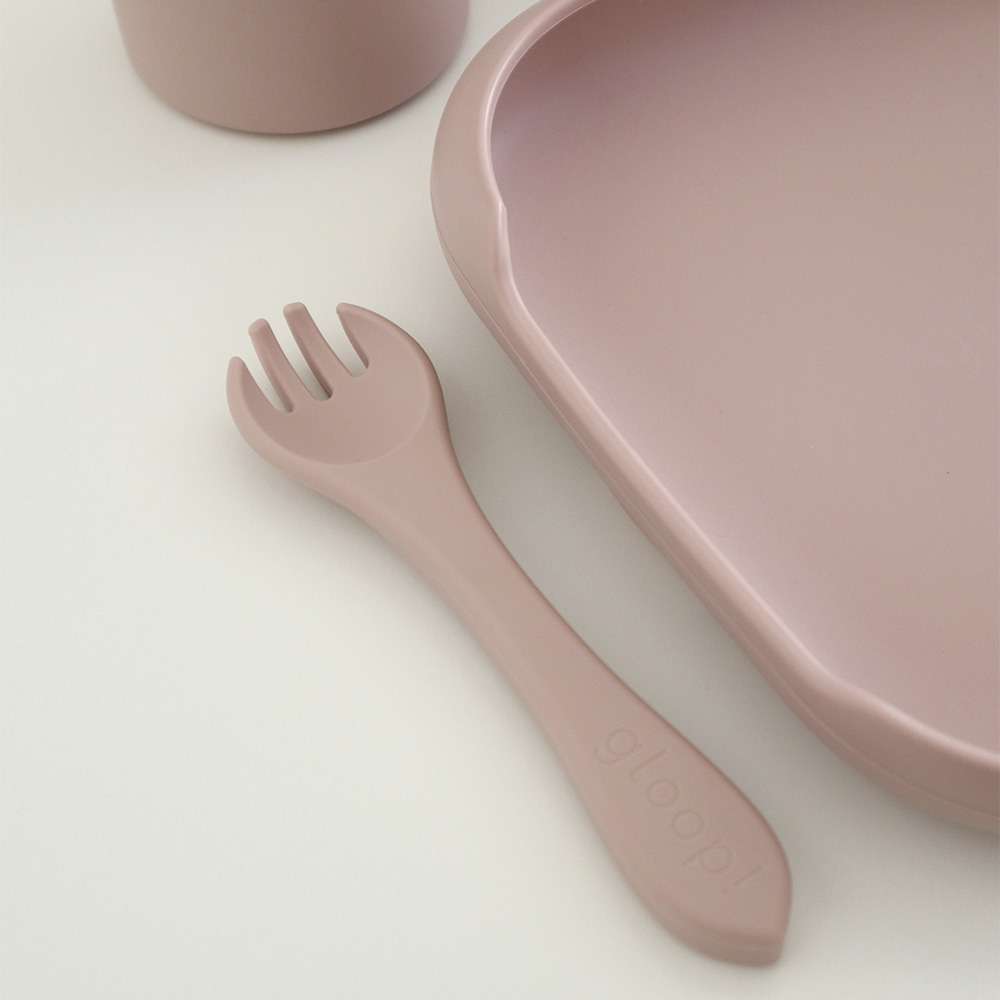 Set de cubiertos Gloop - Rosa claro Rosa claro-3