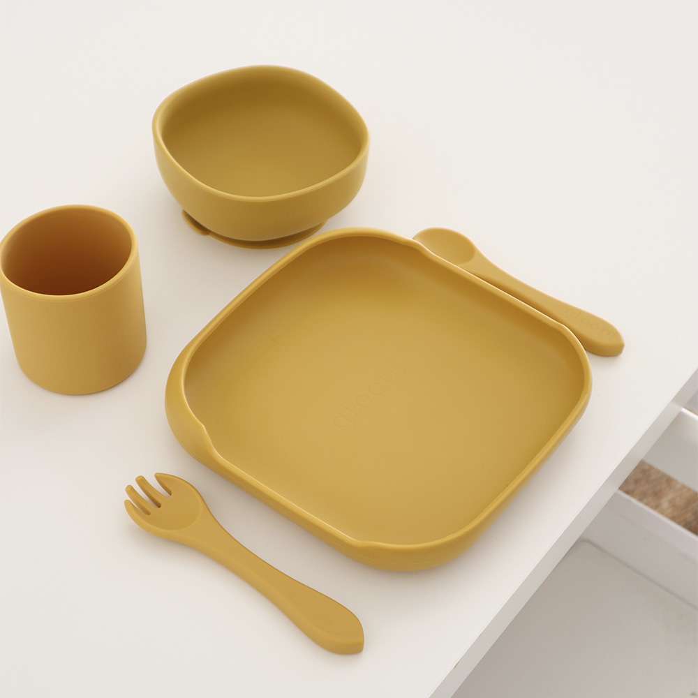 Set de cubiertos Gloop - Mostaza Mostaza-2