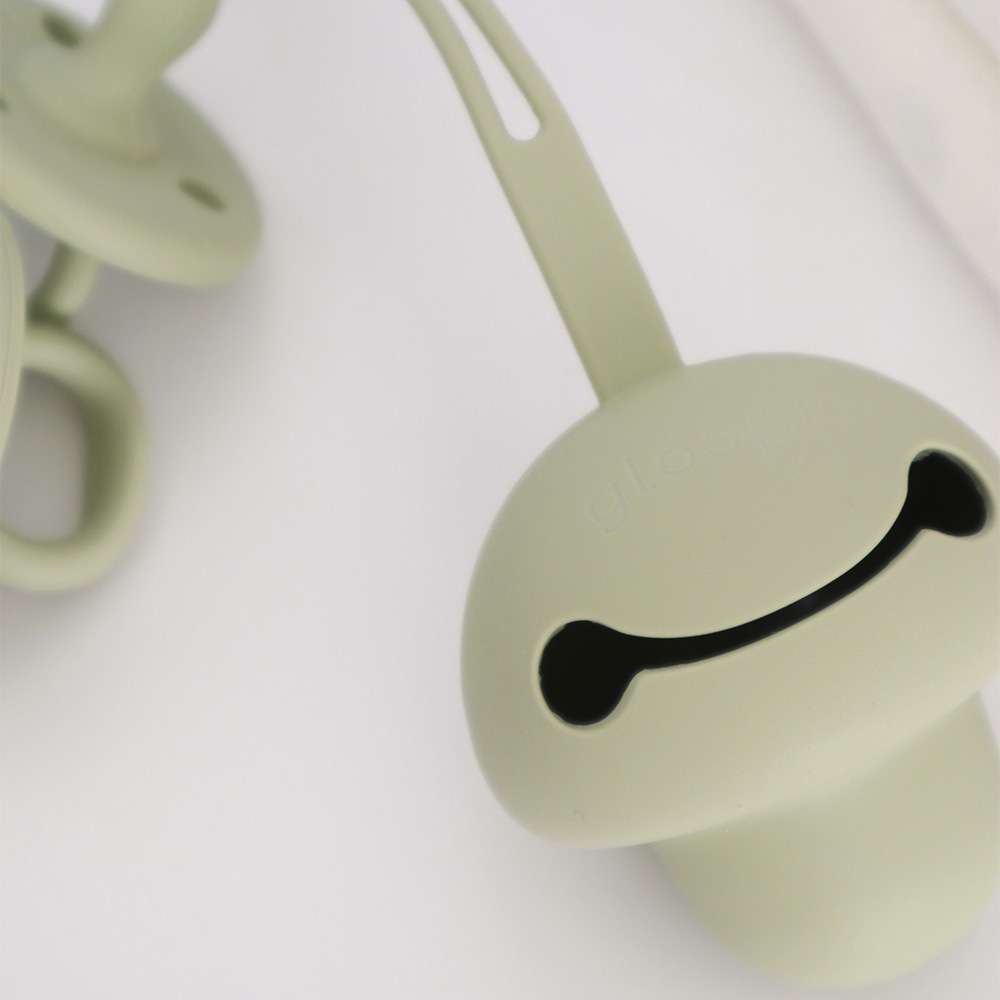 Funda de silicona para chupete gloop - Verde Oliva Verde Oliva-2