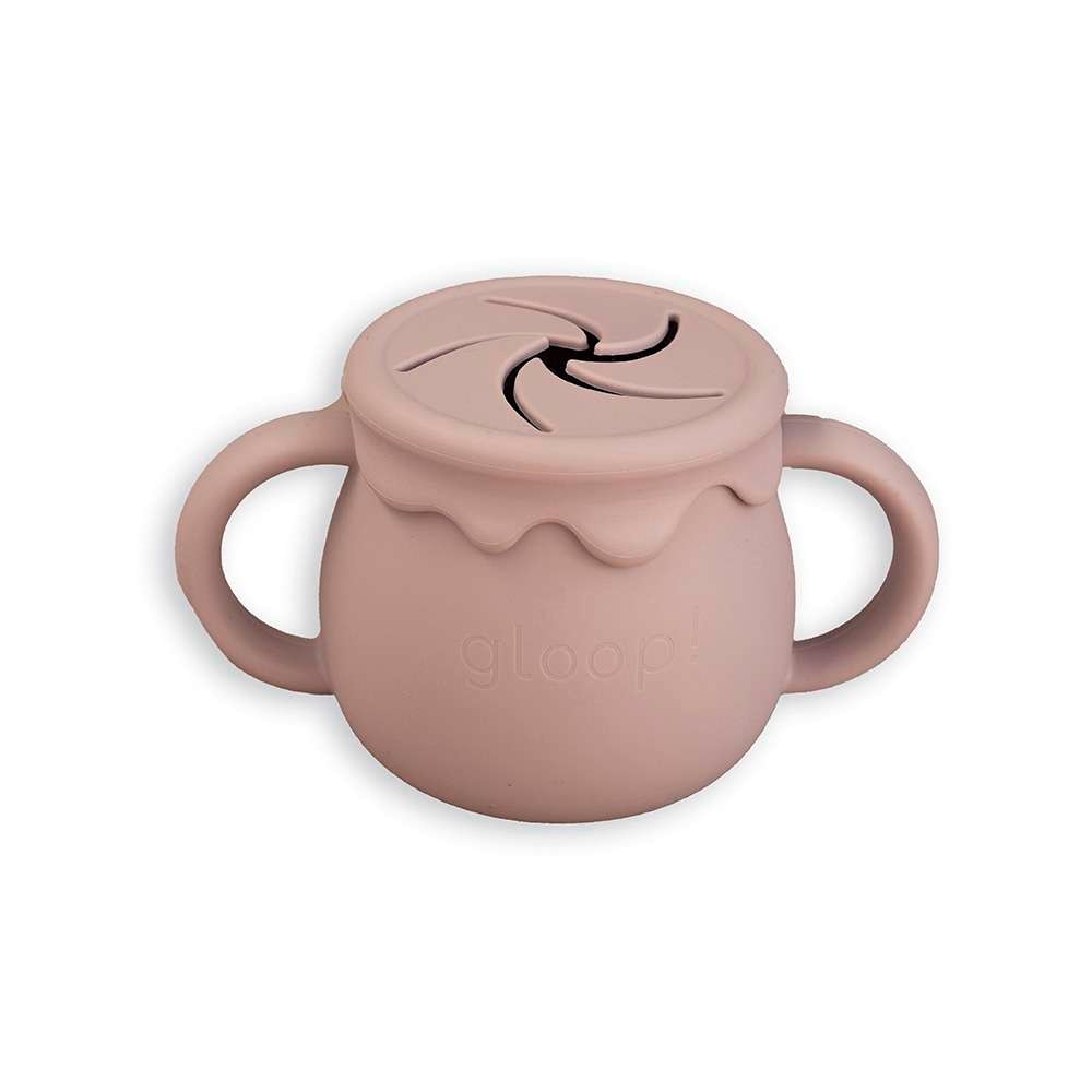Imagen 0 de Vaso de silicona 3 en 1 Gloop Rosa claro