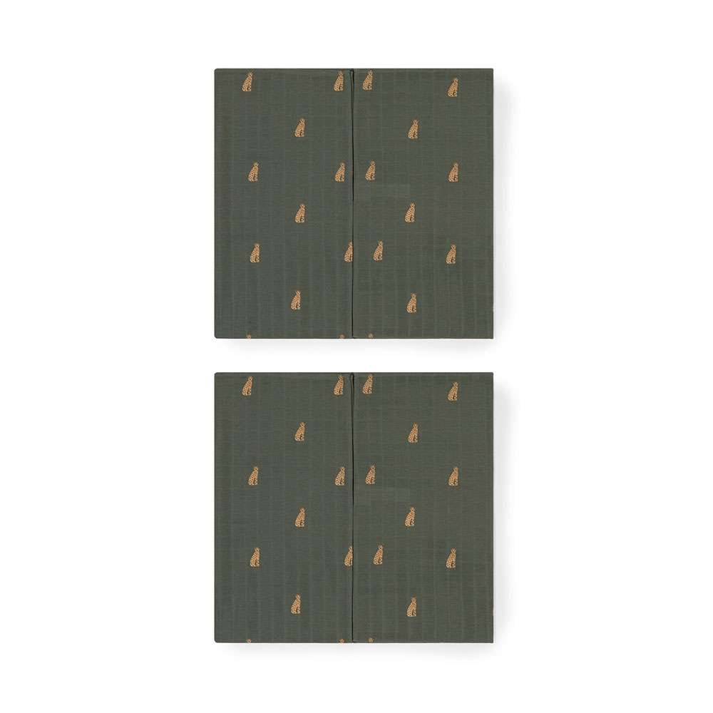 GLOOP! - Pack 2 muselinas 70x70cm Gloop Savana.