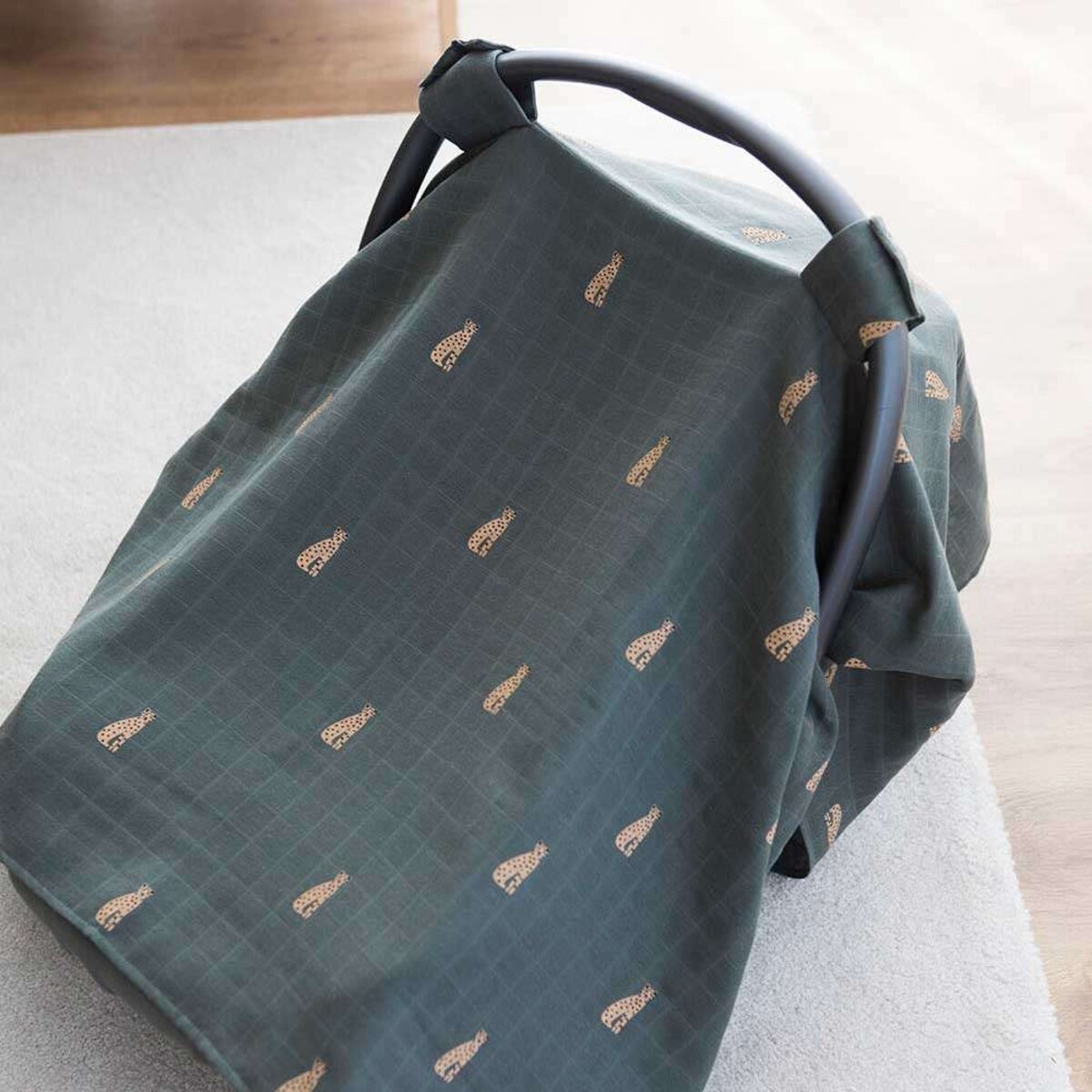 Protector asiento de coche Gloop Savana Verde-2