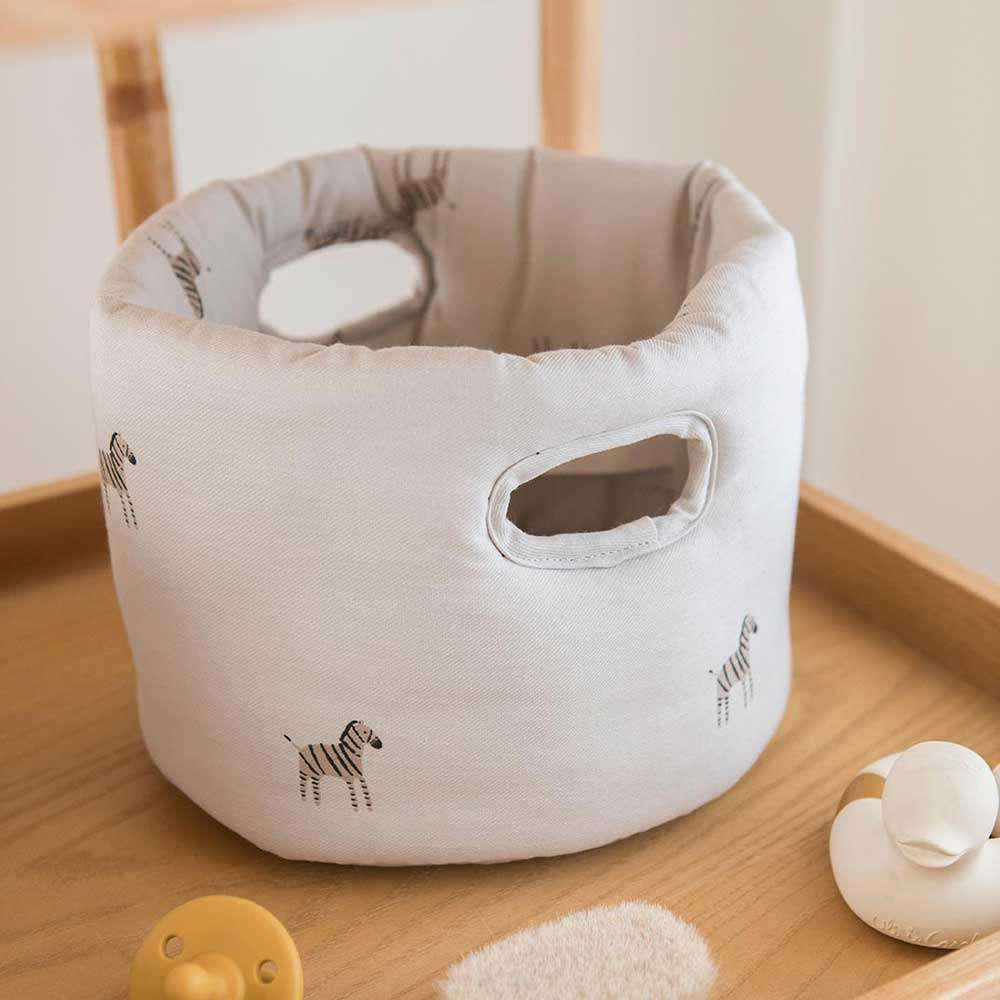 Cesta de tela Bebé Gloop - Beige Beige-2