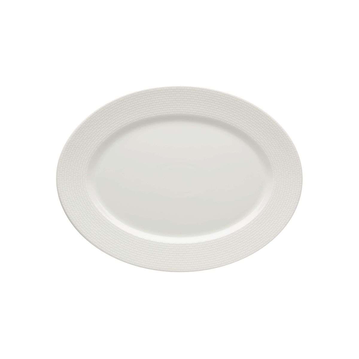 Imagen 1 de Fuente Oval Cesta Vista Alegre - Blanco Grande Blanco