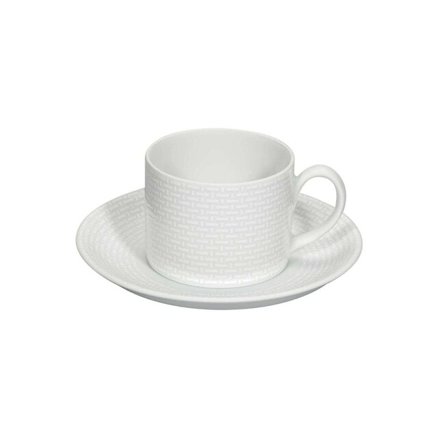 Imagen 0 de Taza de desayuno con plato Cesta Vista Alegre