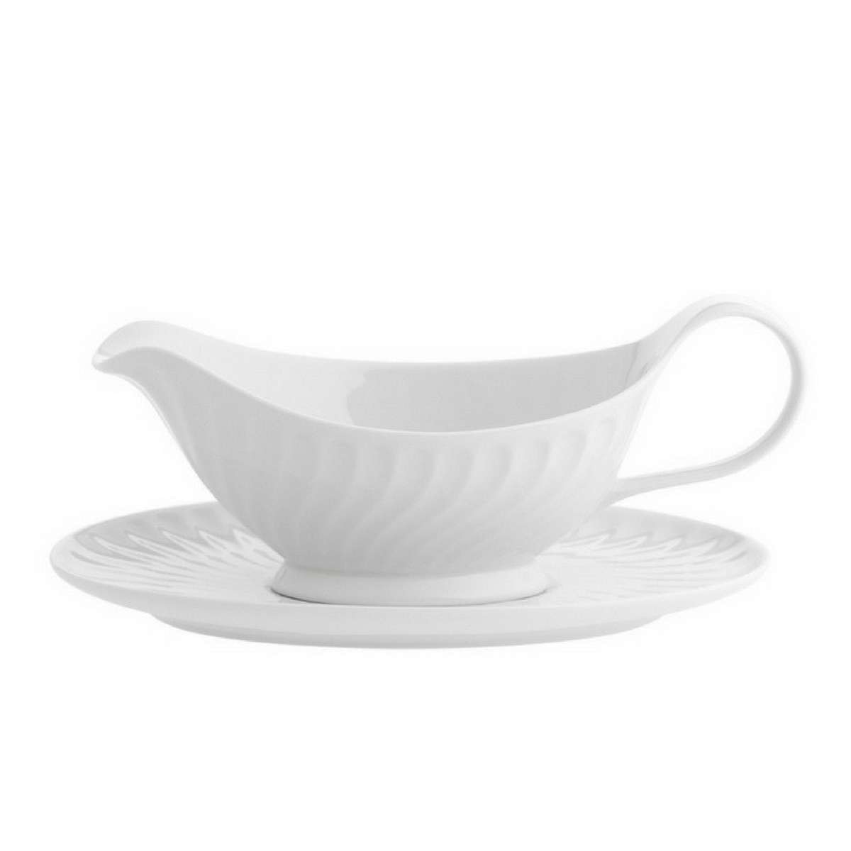Imagen 0 de Salsera con plato Sagres Vista Alegre Blanco