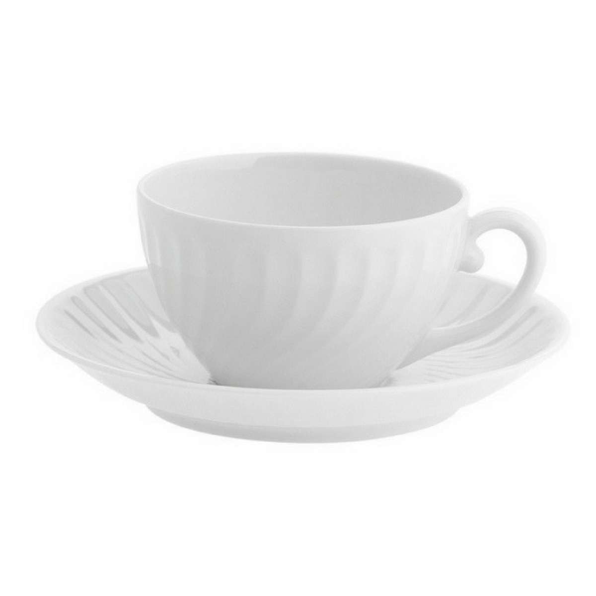 Imagen 0 de Taza de té con plato Sagres Vista Alegre Blanco