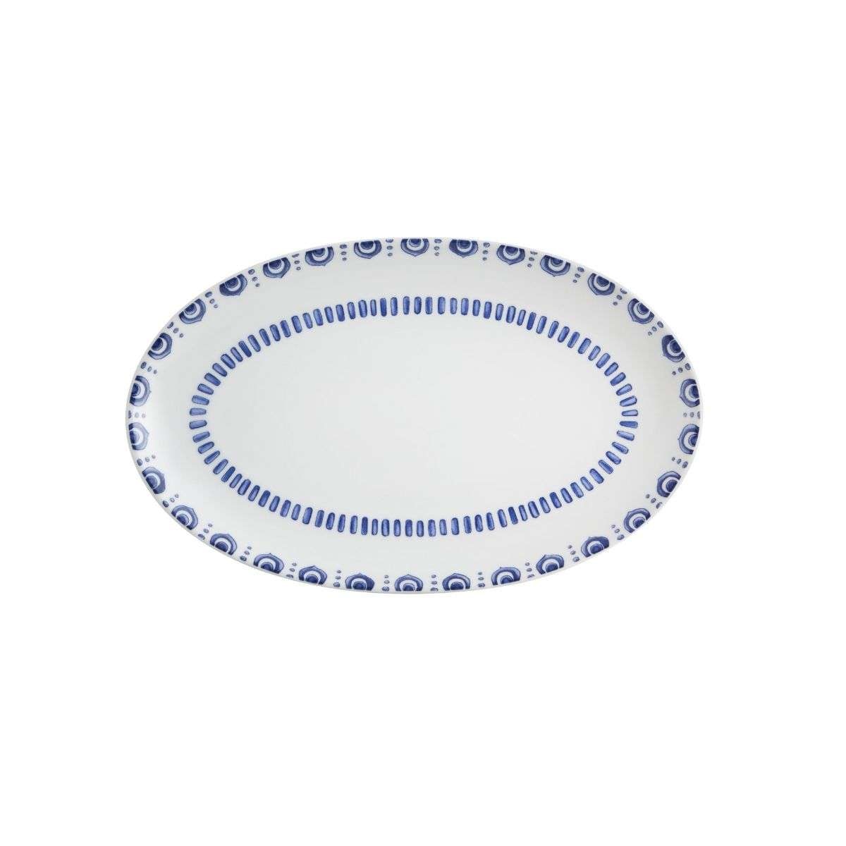 Imagen 1 de Fuente Oval Azure Lux Vista Alegre - Azul Mediana Azul